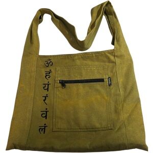 Bandha olive green monk bag
